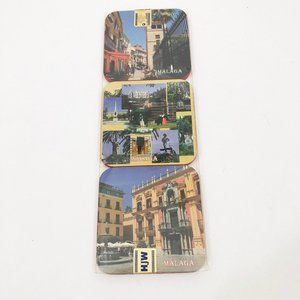 NWT Set of 6 Malaga Spain Photo Coasters